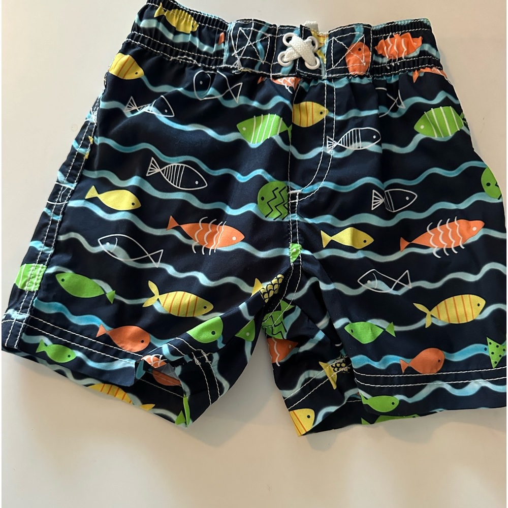 Fishy swim trunks! 18 months
